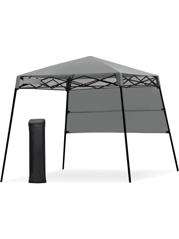 Pavillon 2x2 m Faltpavillon in Grau