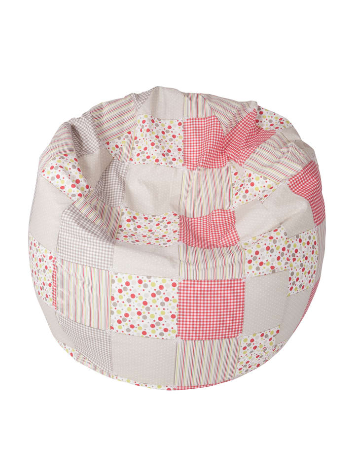 Sitzsack mit EPS Perlen "Patch" in Bunt -  240 Liter