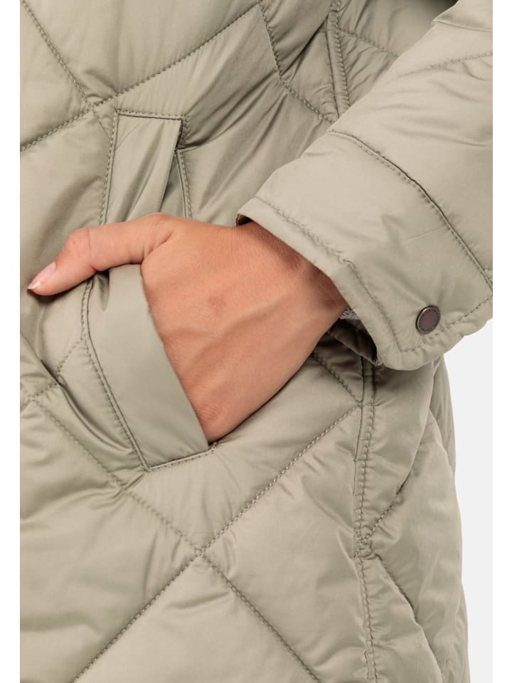 Camel Active Lange Steppjacke aus recyceltem Polyester in Grün günstig  kaufen | limango | 