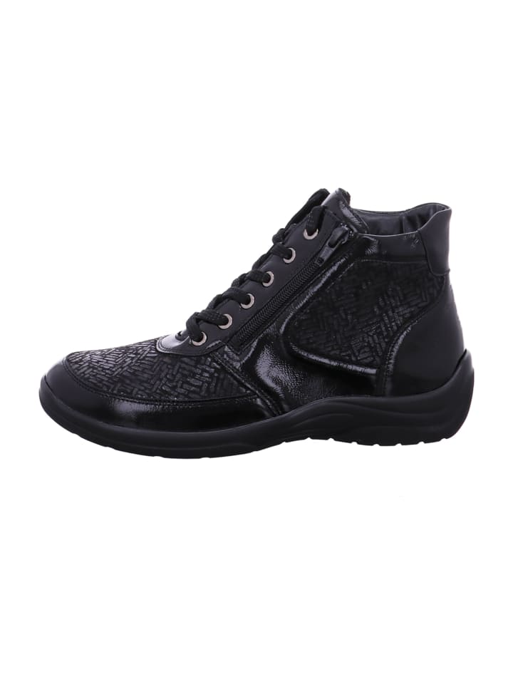 Komfort Schnürschuhe in Schwarz