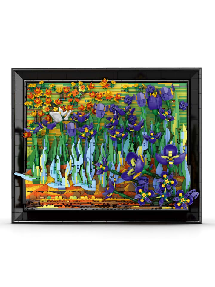 Reobrix 66701 Iris Blumenbild Klemmbausteine 3480 Teile ab 14 in Mehrfarbig