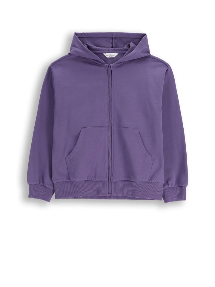 Kapuzensweatjacke in violett