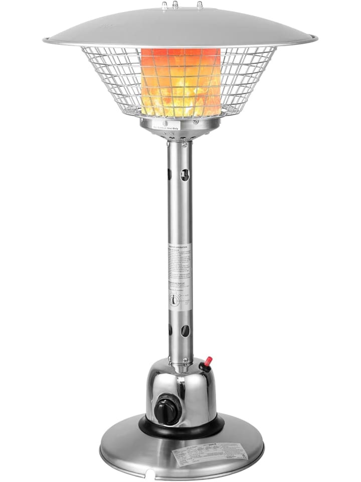 Terrassenheizer für Tischplatte 4kW in Silber