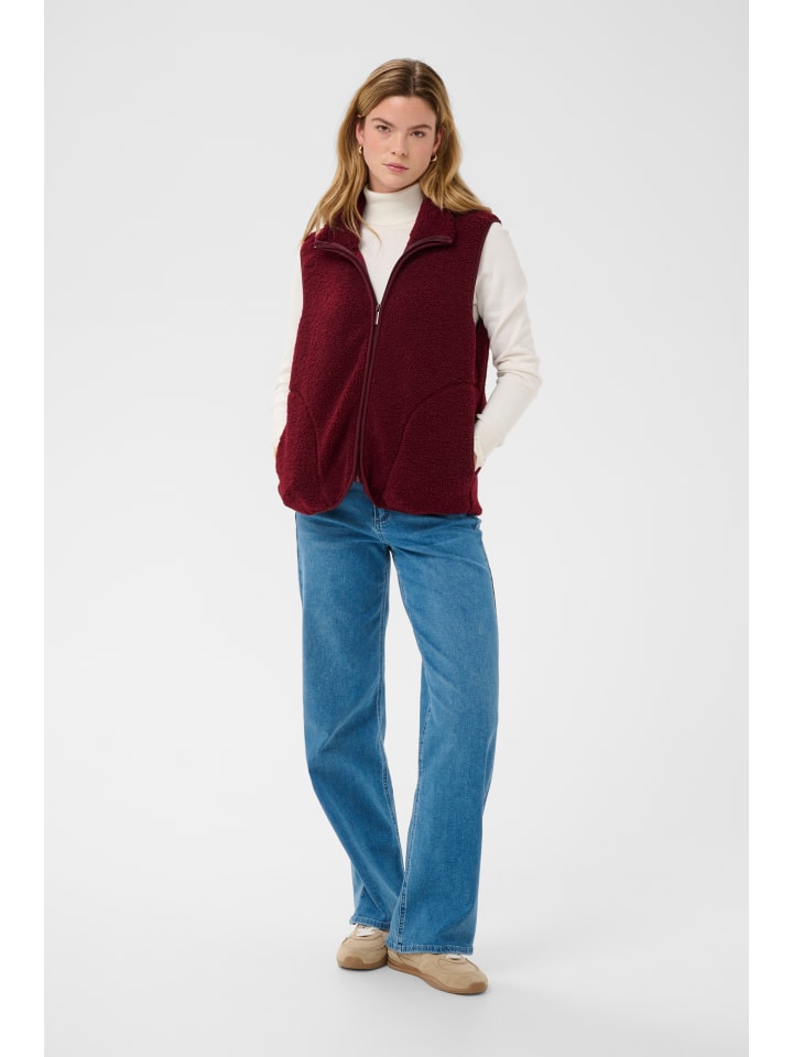 Weste KAally Loose fit in Zinfandel