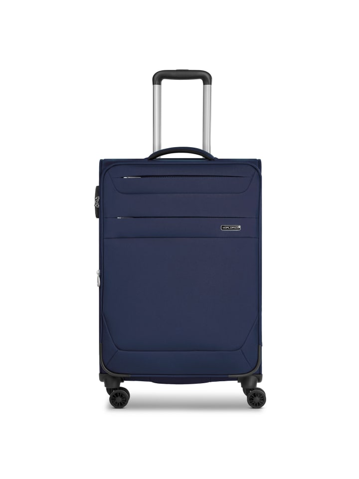 Chicago 4 Rollen Trolley M 67 cm mit Dehnfalte dark-blue