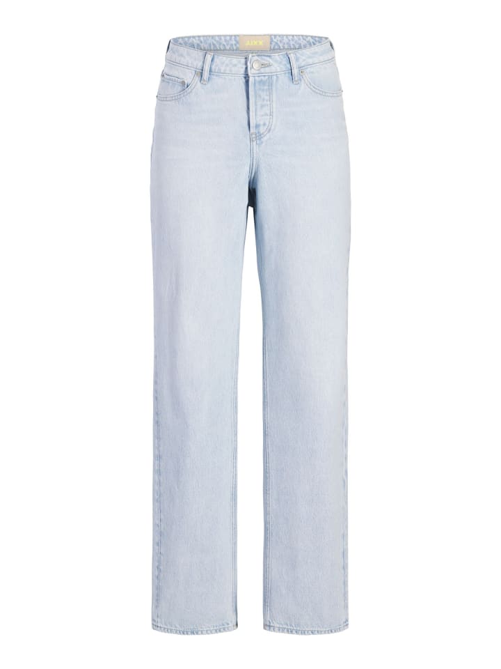 Locker geschnitten in Light Blue Denim