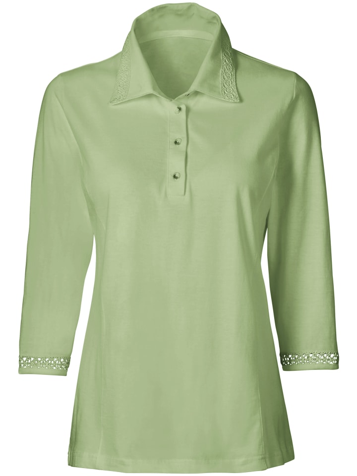 Shirt in lindgrün