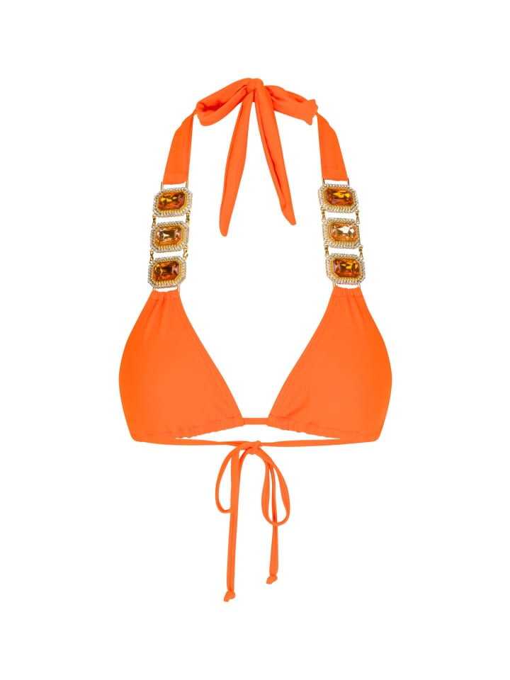 Bikini Top Boujee in Orange
