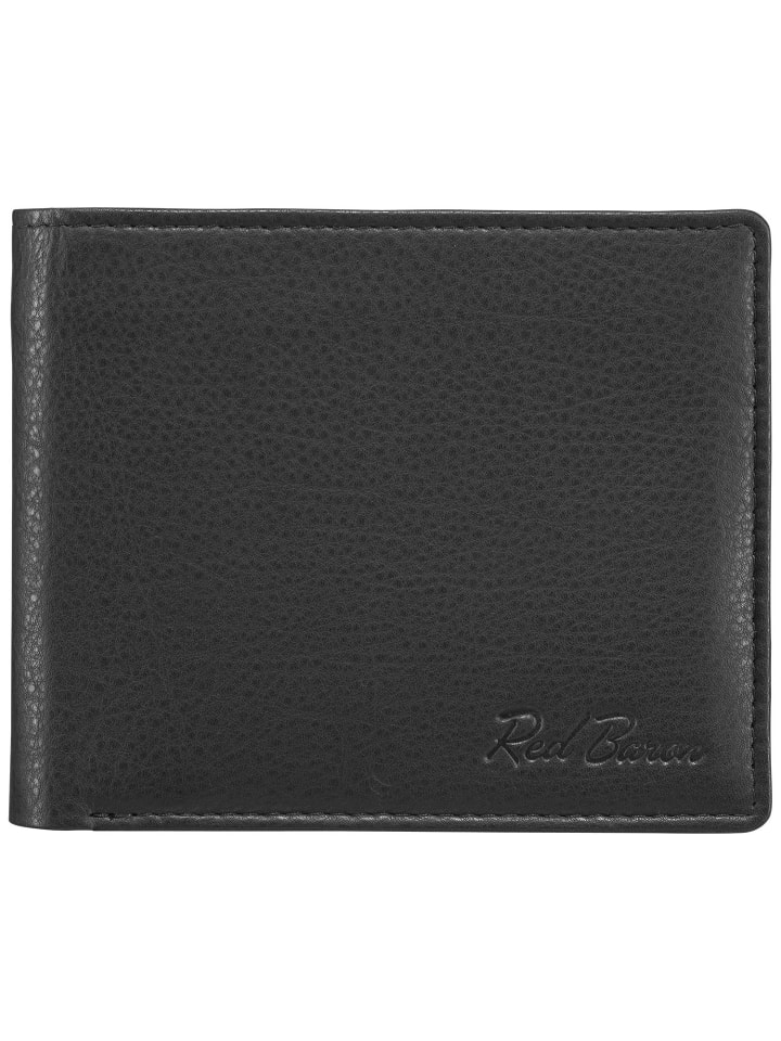 Portemonnaie in Schwarz - (L) 12 x (B) 10 cm