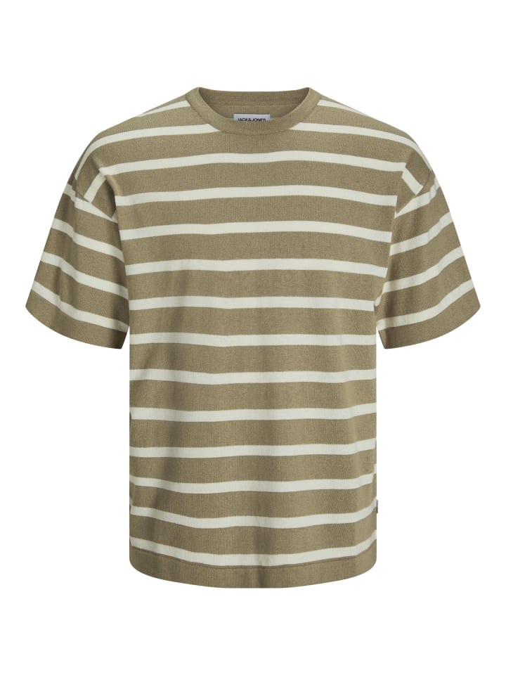 Gestricktes T-Shirt in Coriander