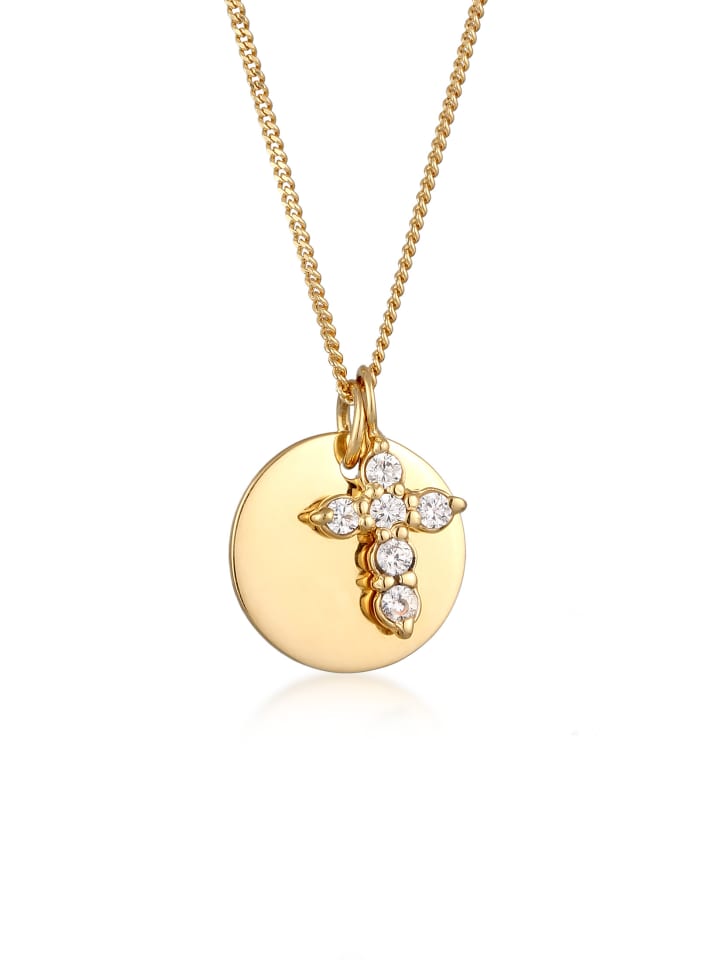 Halskette 925 Sterling Silber in Gold