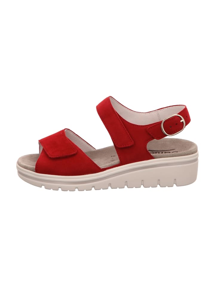 Komfort Sandalen in Rot