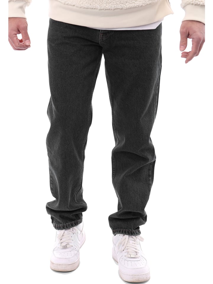 Jeans Loose Fit in schwarz