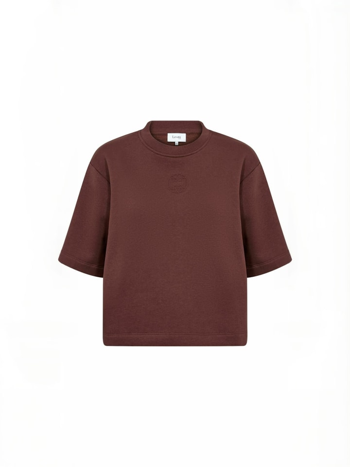 T-Shirt LR-NUKA in 4108 - BITTER CHOCOLATE