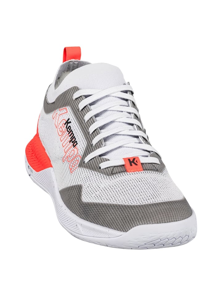 Hallen-Sport-Schuhe Kourtfly in weiß/schwarz