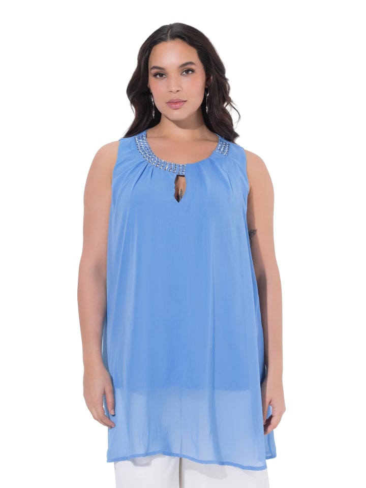 Tunika in mittelblau