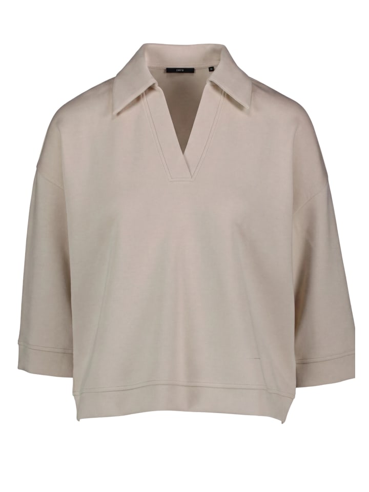 Sweatshirt unifarben in French Oak