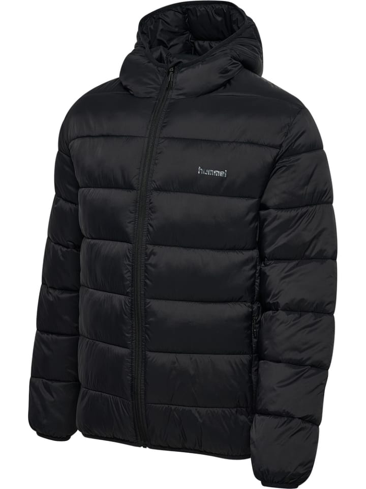Trainingsjacke "Hmllightweight Puffer Jacket" in Schwarz