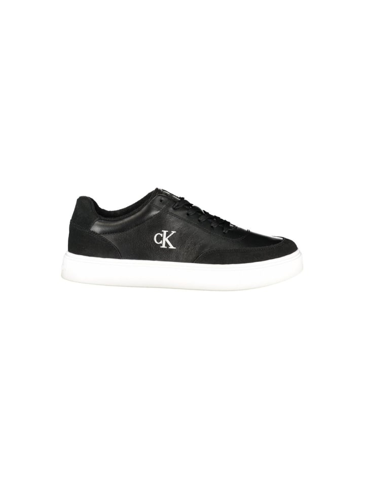 Schwarz Polyurethan Herren Sneaker