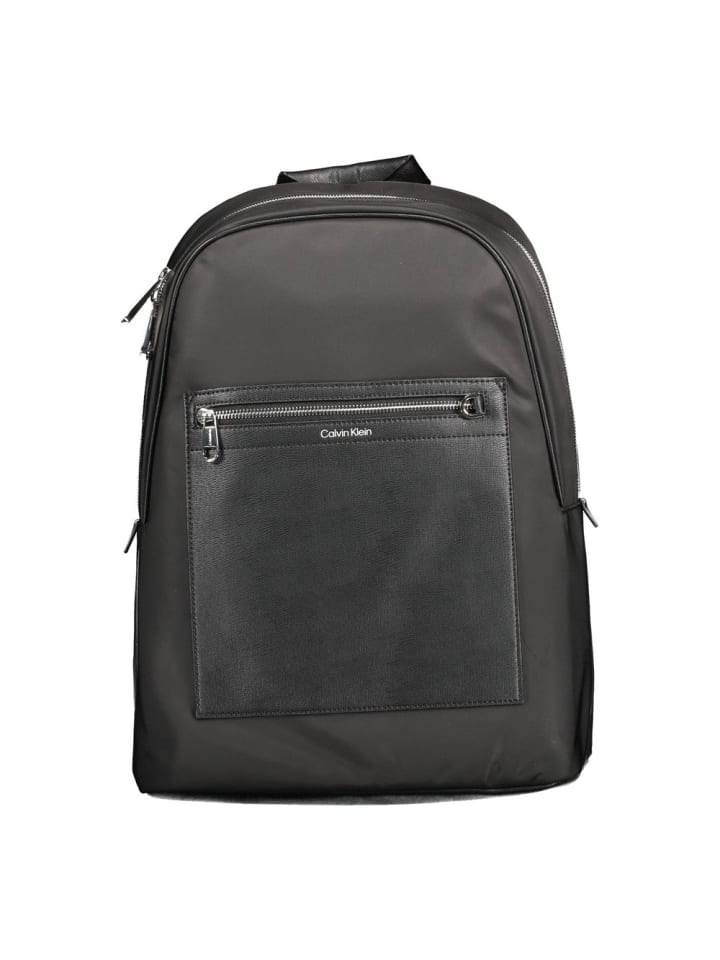 Schwarz Polyester Herren Rucksack