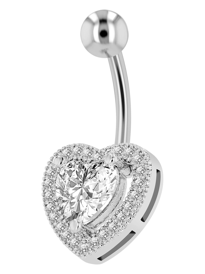 Damen Piercing aus Edelstahl in silber