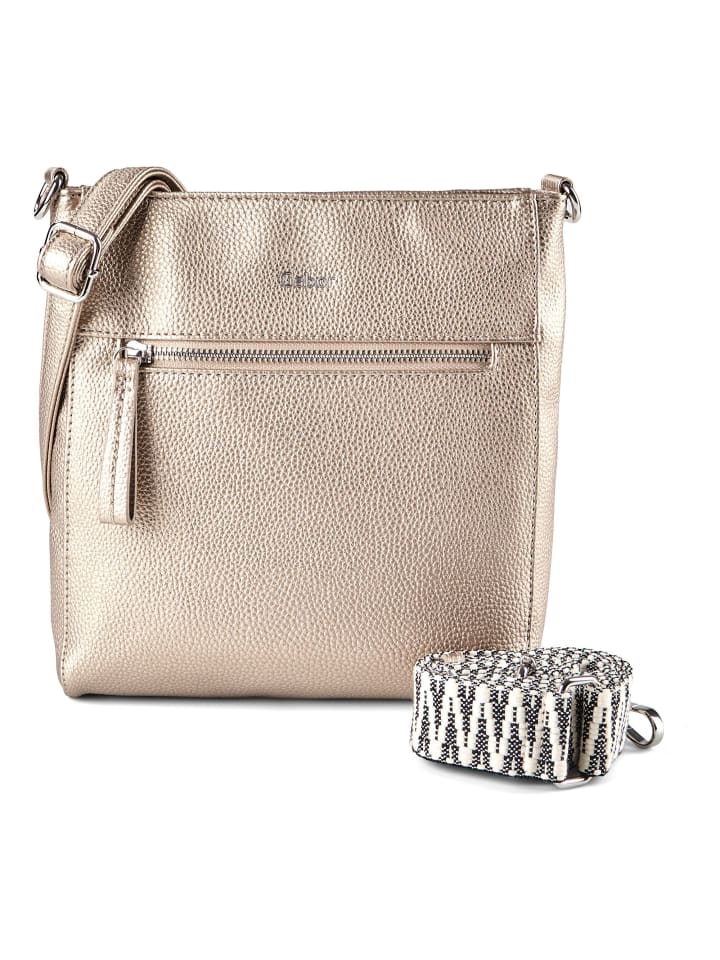 Silena Umhängetasche S 25 cm metallic rose