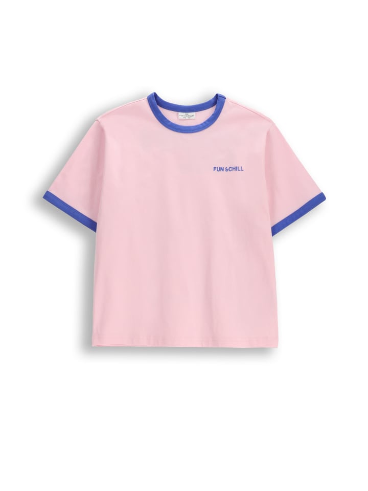 T-shirt mit kurzen Ärmeln in rosa