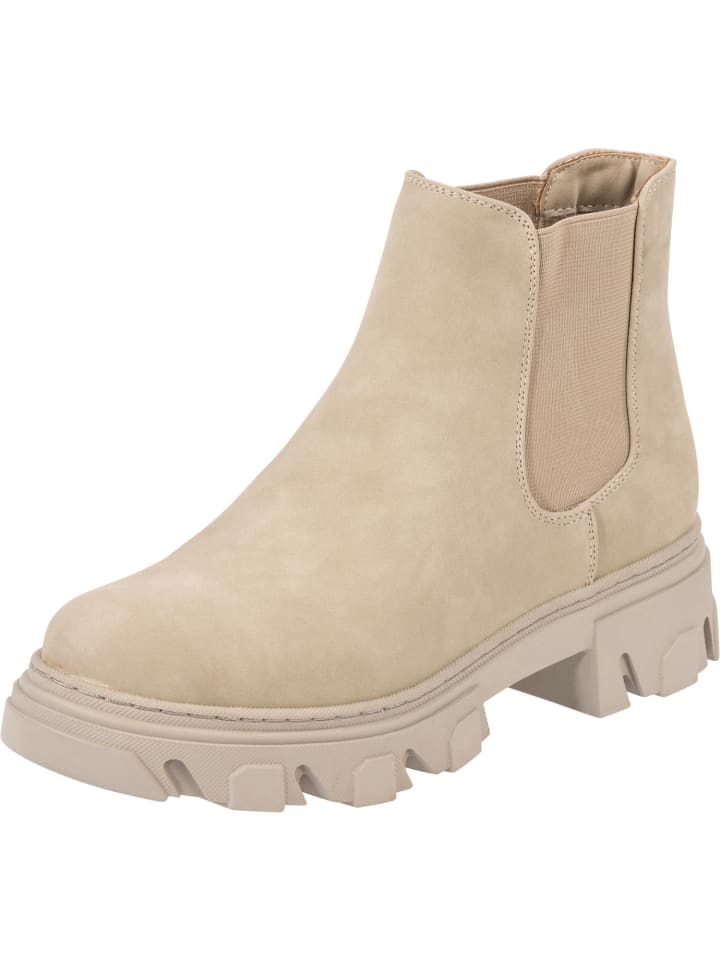 Chelsea Boots Paros in Cream/Cream