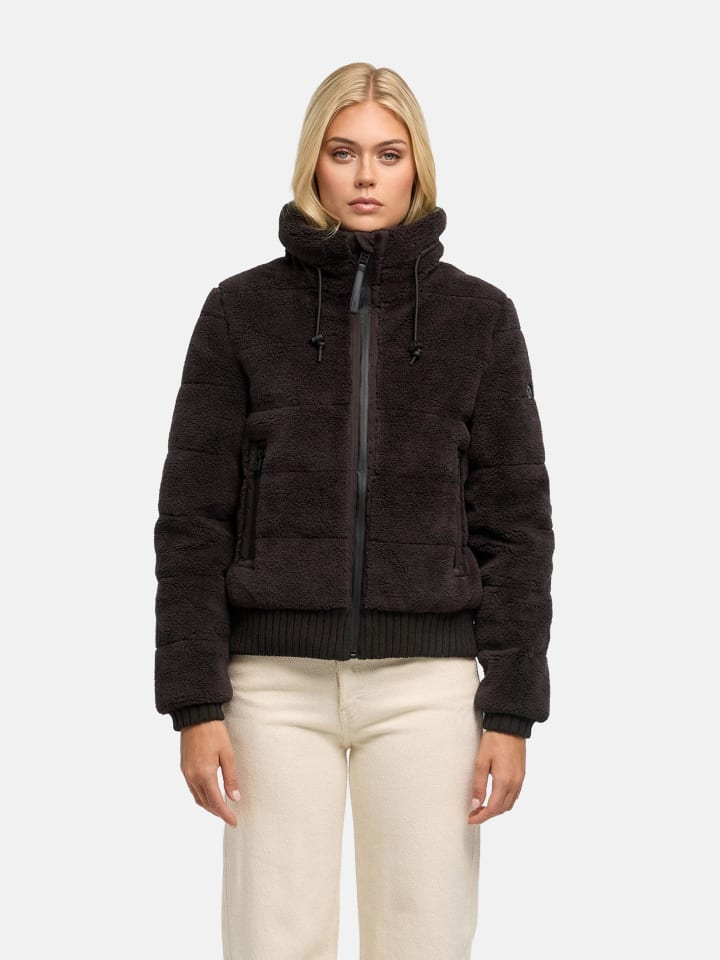 Plüschjacke Schneepuder 14 in Choco