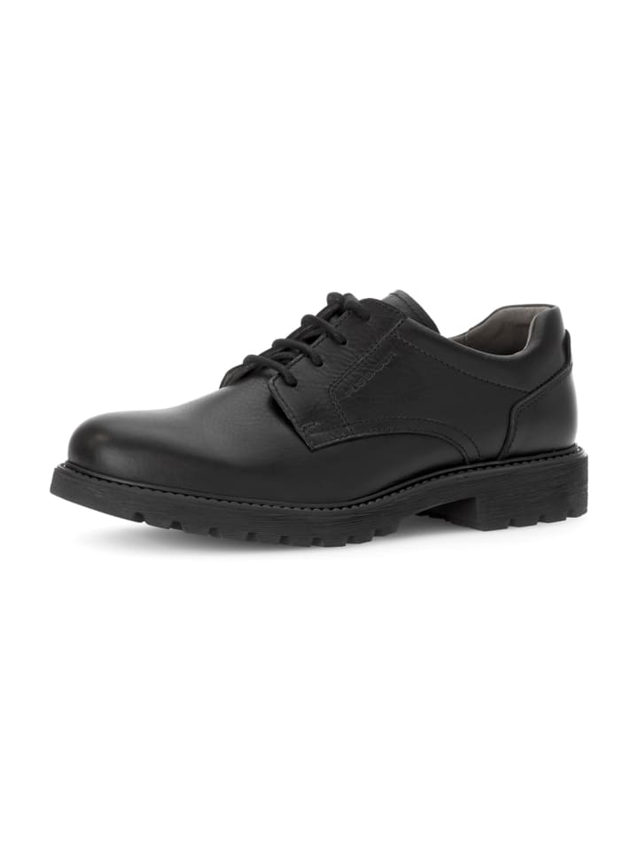 Klassische Schnürschuhe in Schwarz