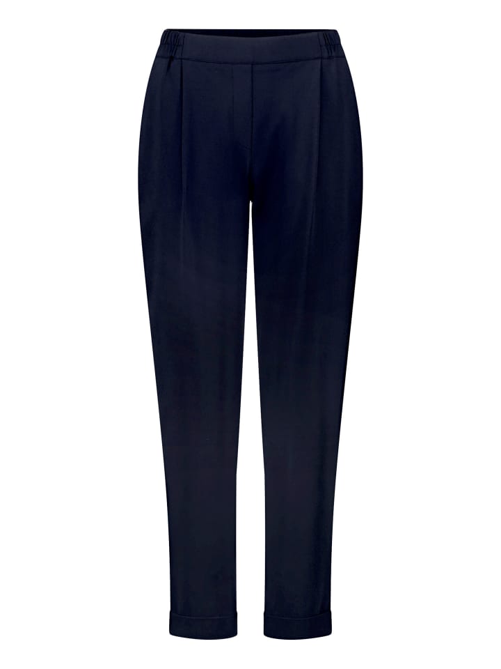 Schlupfhose mit Eingrifftaschen in dunkelblau