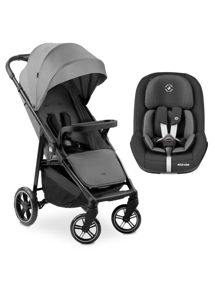 Buggy Shop N Care inkl. Reboarder Pearl in grau,schwarz
