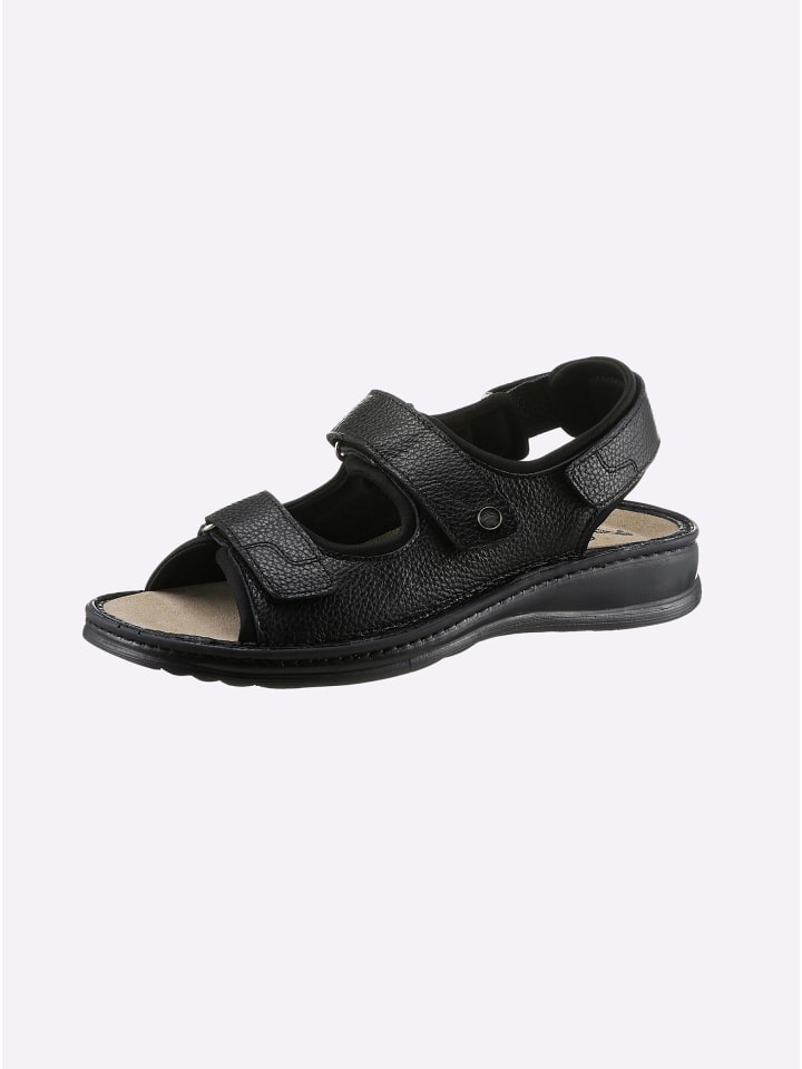 Sandale in schwarz