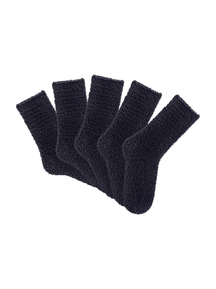 Kuschelsocken in schwarz