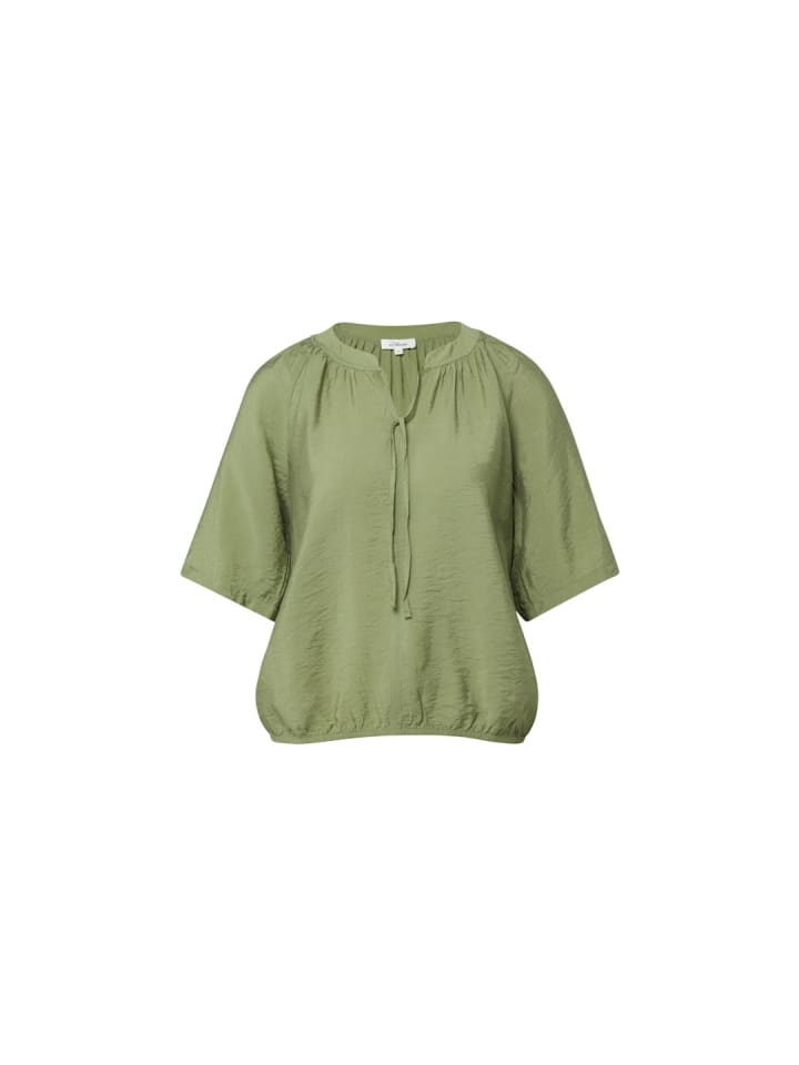 Halbarmbluse in olive1