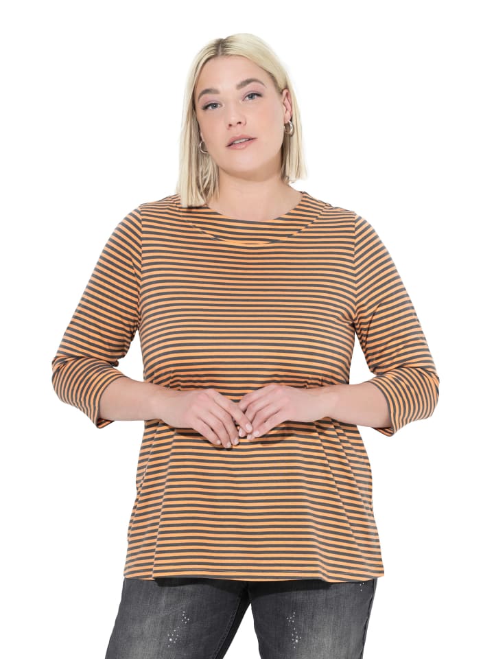 Langarmshirt in neon orange