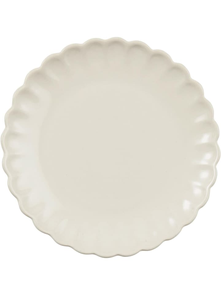 Teller Mynte aus Ø 19,5 cm in butter cream