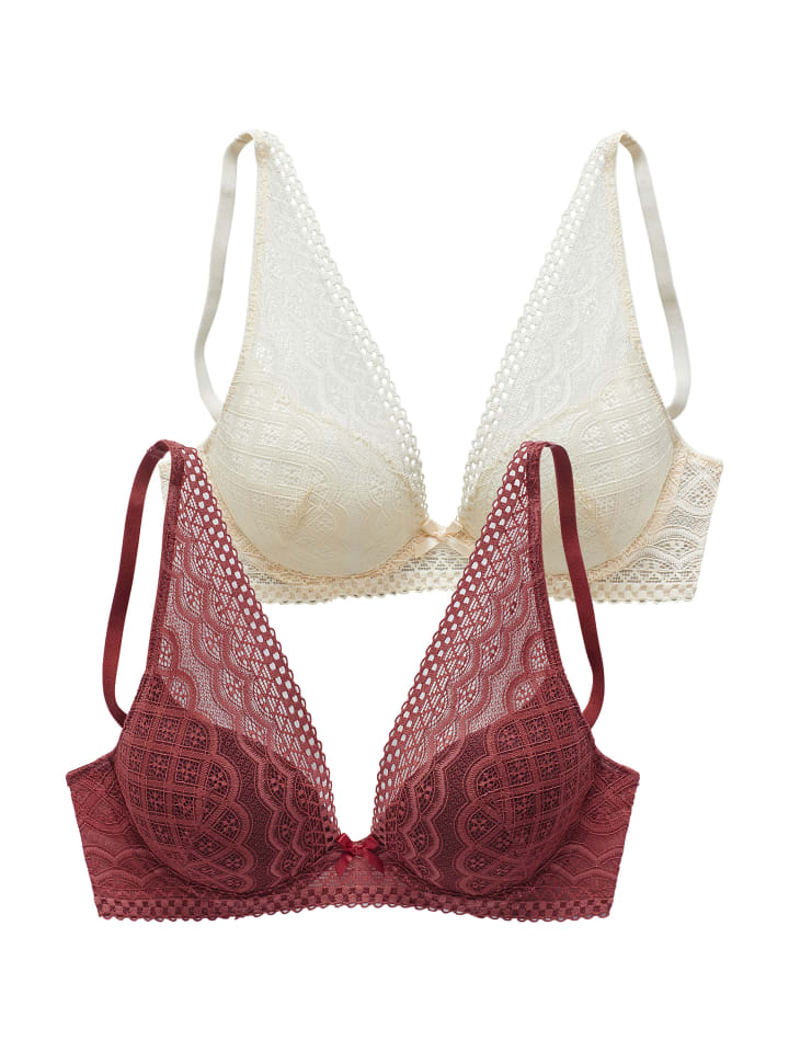 Push-up-BH in haselnuss+puder