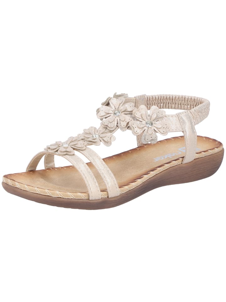 Sandalette in gold