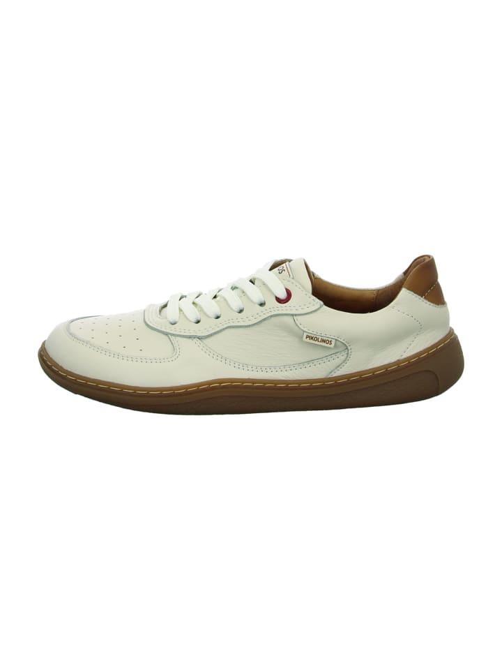 Sportliche Schnürschuhe in Beige
