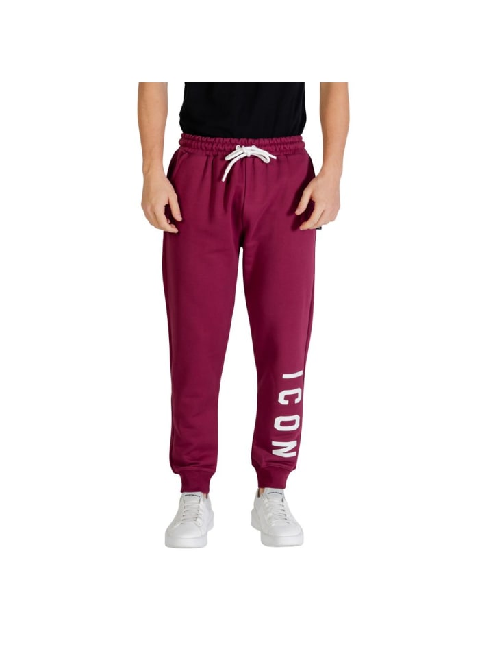 Bordeaux Baumwolle Jogginghose