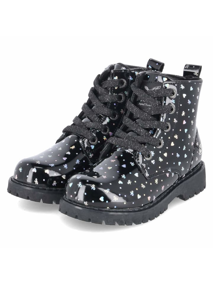 Schnürboots in schwarz