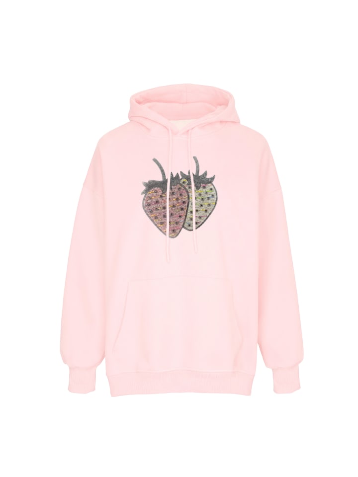 Women Hoodie in Light Rose