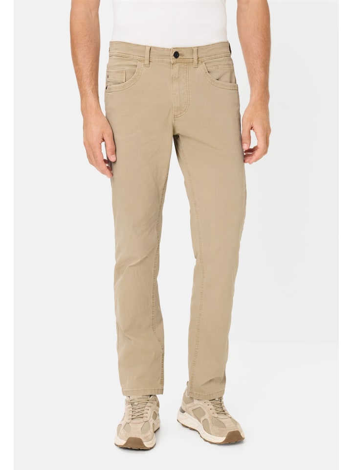 Relaxed Fit 5-Pocket Hose in Beige