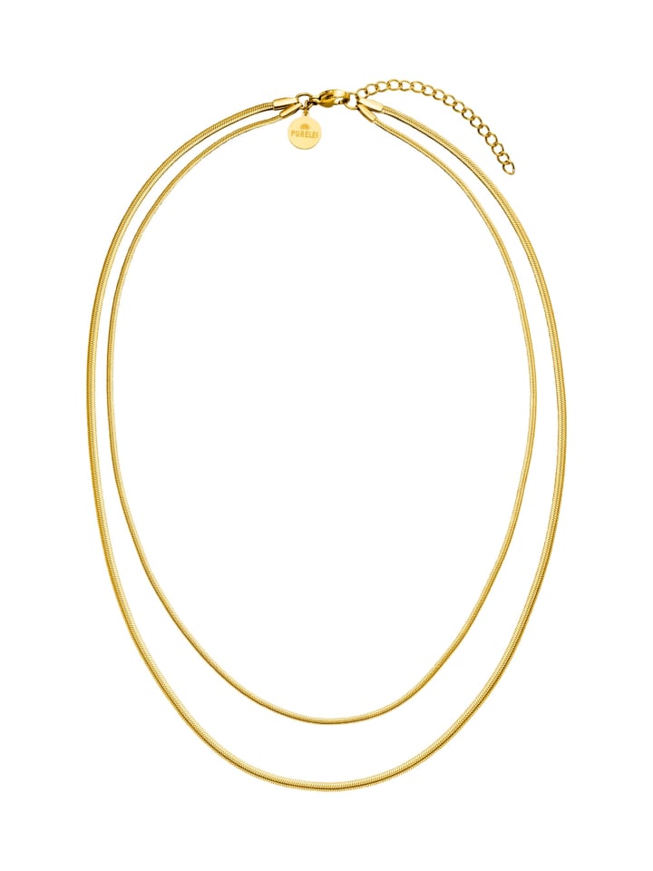 Doppelkette Two Layers Gold