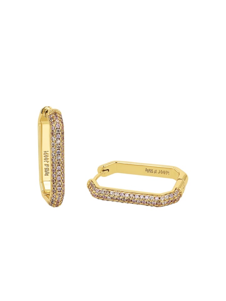 Creolen Silber 925, gelbvergoldet in Gold