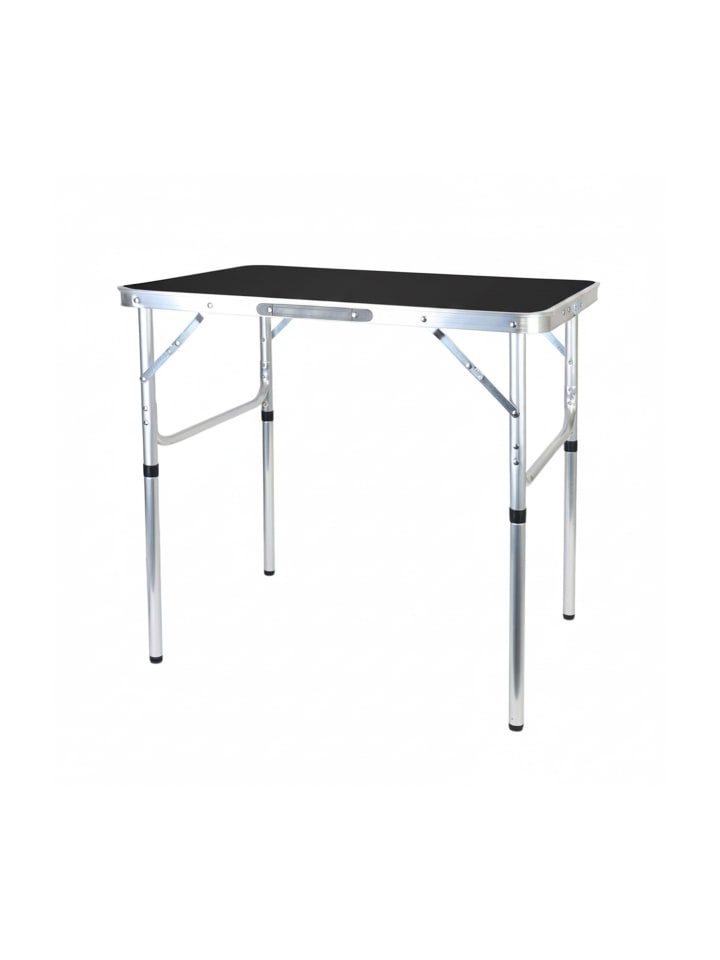 Campingtisch in Schwarz - (B)75 x (H)70 x (T)55 cm