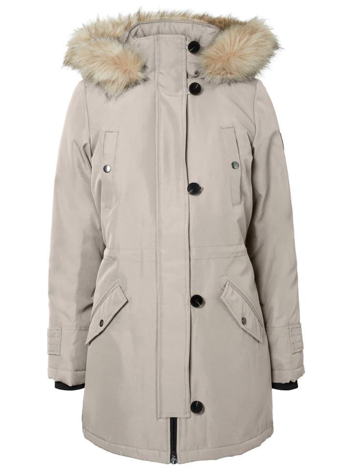 Langer Parka in Moonbeam