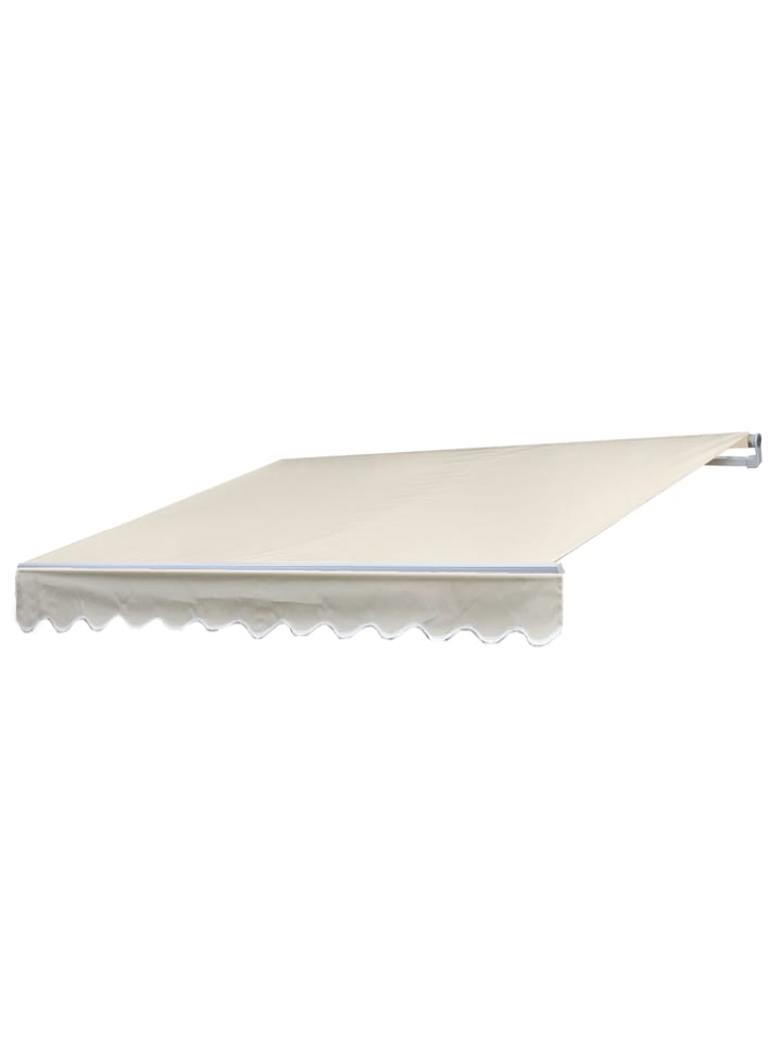 Markise E49, Polyester, Creme