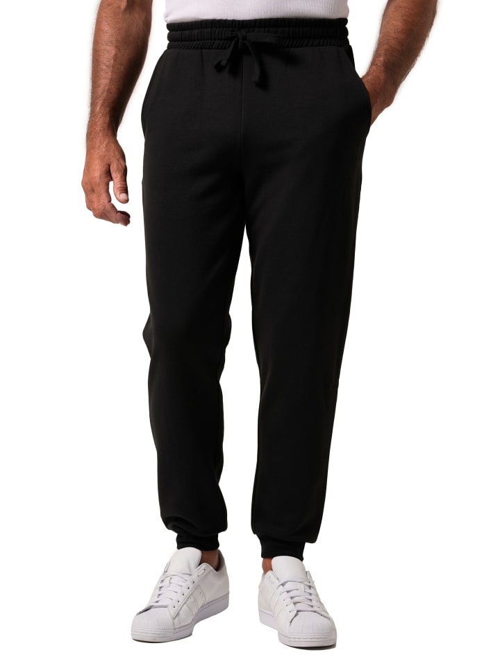 Lange Sweathose in schwarz